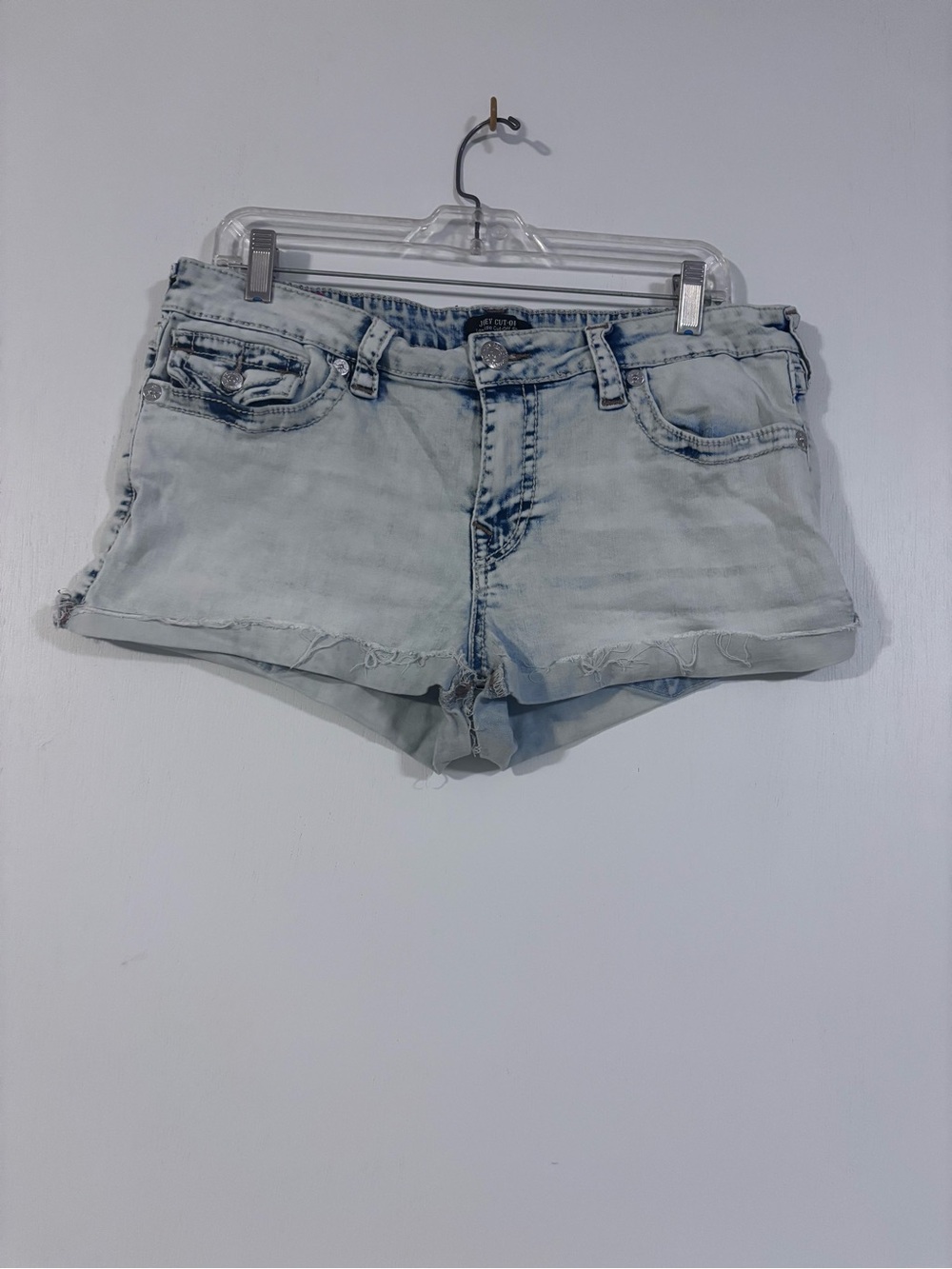 True Religion Joey Low Rise Cut Offs. 34